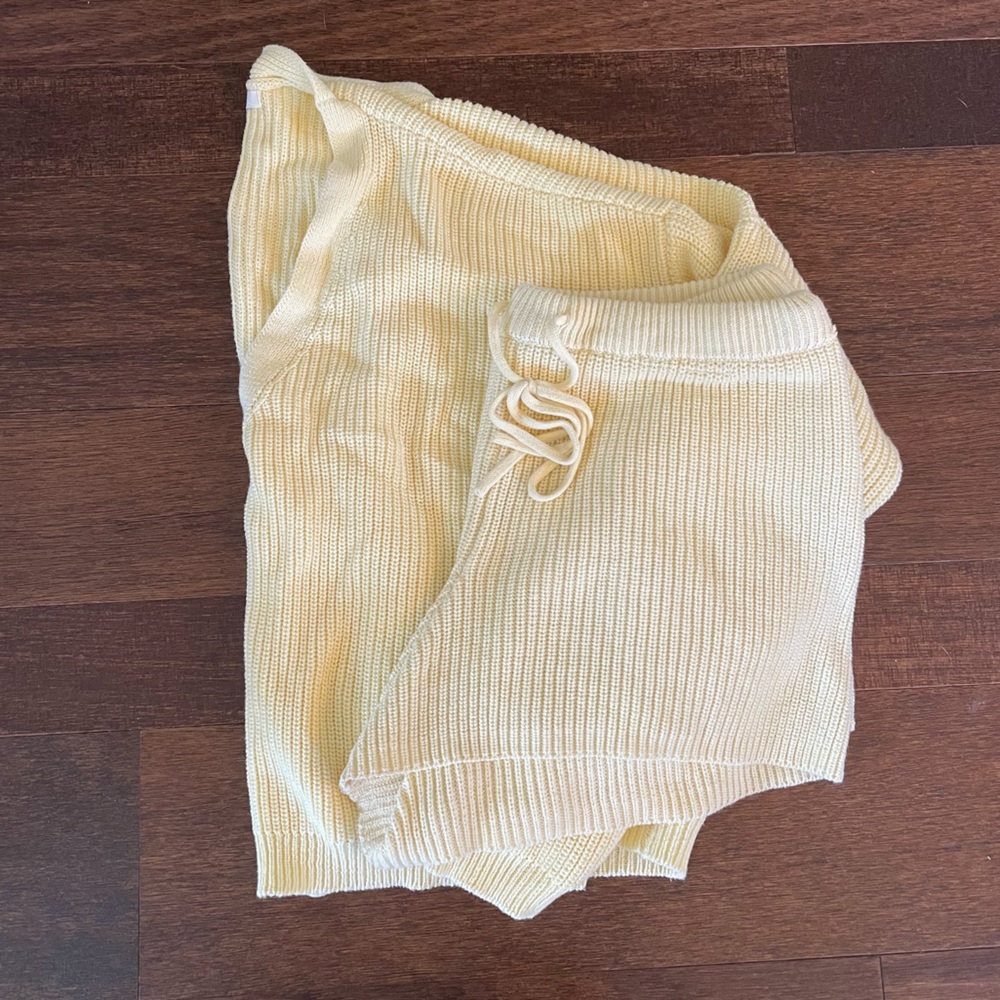 Z Supply Yellow knit set